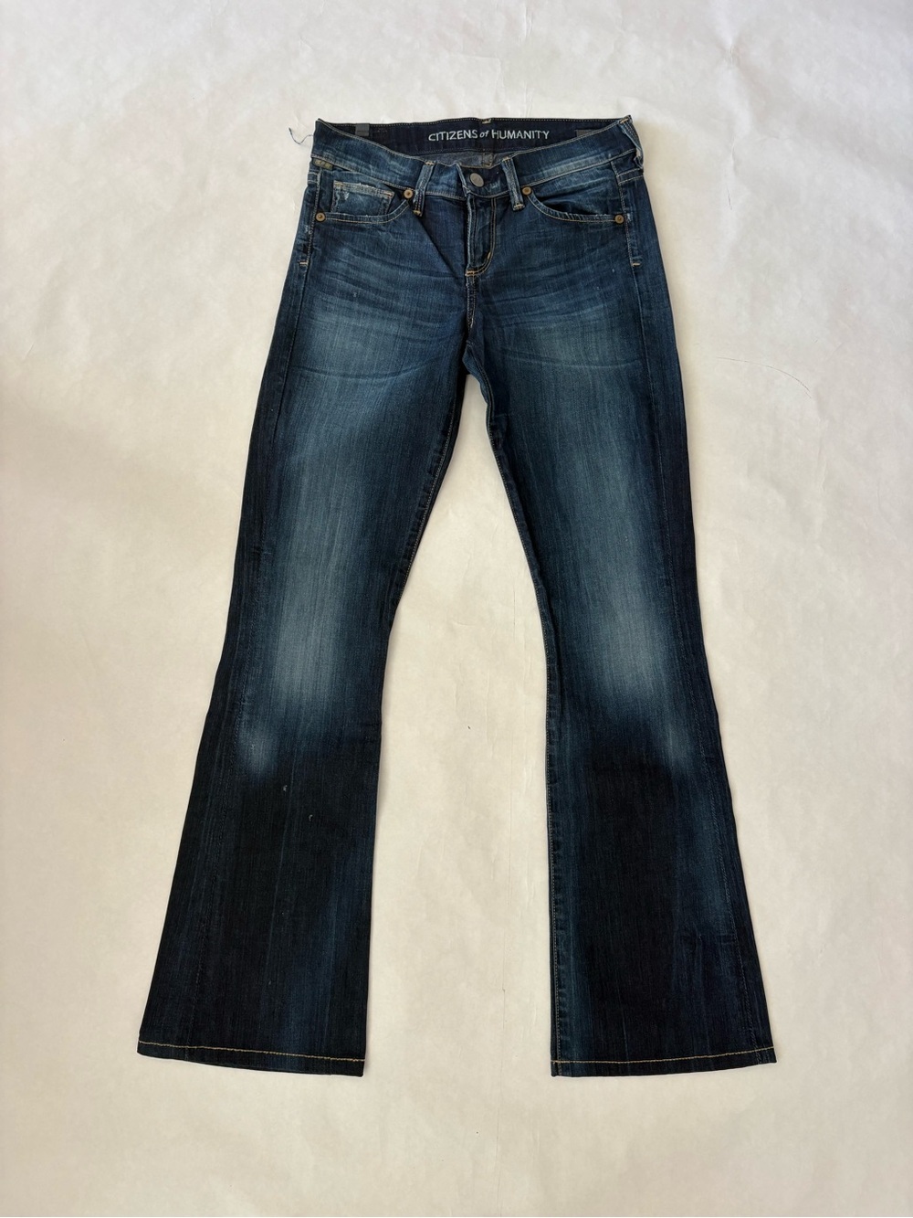 Citizens Of Humanity Petite Bootcut Dark Blue Jeans